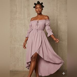 Forever 21 Mauve High Low Dress